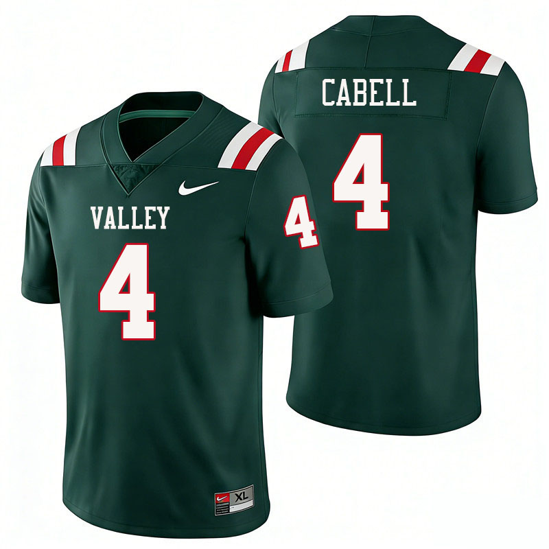 Mississippi Valley State Delta Devils #4 Dakari Cabell College Football Jerseys,Uniforms Stitched-Gr